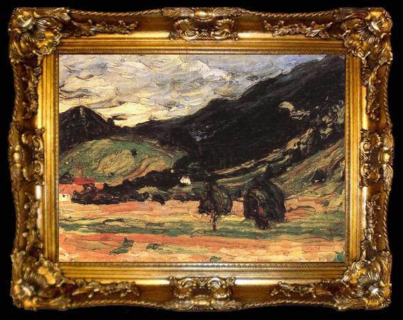 framed  Wassily Kandinsky Landscape, ta009-2